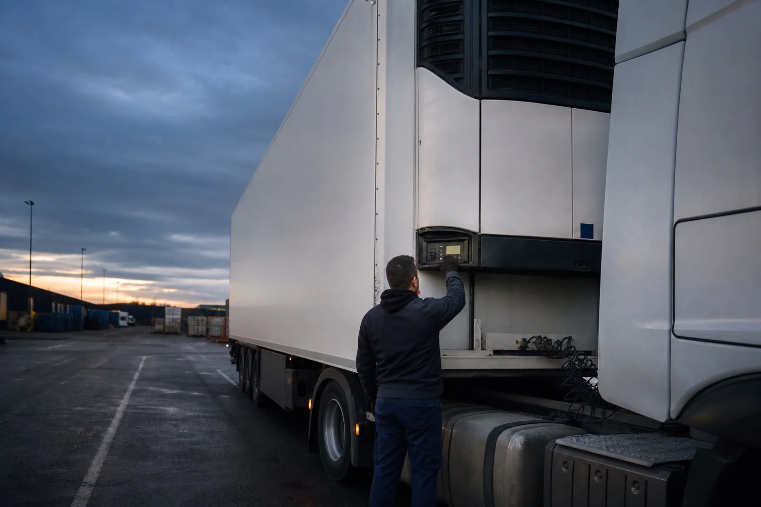 Temperature-controlled road freight across Europe.